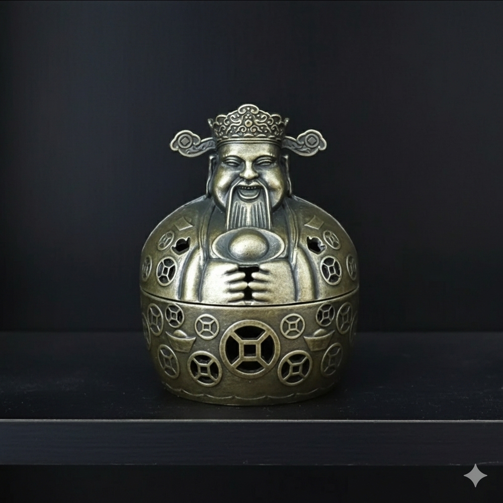 NEW Lucky Star Bronze Incense Burner